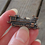 Copper Mini Steam Train Engine