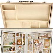 Alterable Wooden Doll Luggage with Trays