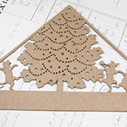 Animals Christmas Tree Attic Silhouette