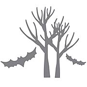 Spooky Trees and Bats Die Set