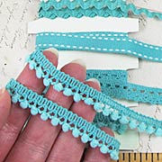 Fancy Trims - Shades of Teal