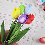 Mulberry Paper Tulips*