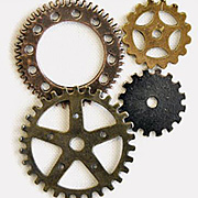 Vintage Gears - Set of 4*