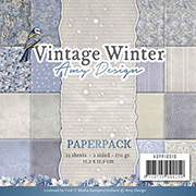 Vintage Winter 6x6 Paper Pad