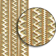 Gold Zig Zag Dresden Borders