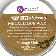 Art Alchemy Metallique Wax - Vintage Gold