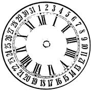 Game Wheel Rubber Stamp