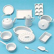 White Plastic Cookware Set