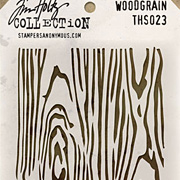 Tim Holtz Stencil - Woodgrain