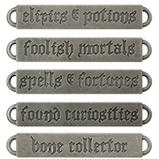 Tim Holtz Halloween Metal Word Bands