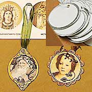 Metal-Rimmed Christmas Tags Kit