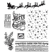 Christmas Nostalgia Cling Stamp Set