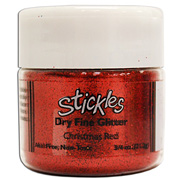 Stickles Dry Fine Glitter - Christmas Red Stickles Dry Fine Glitter - Christmas Red