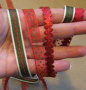 Patterned Christmas Ribbons