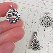 Christmas Charm Set - Silver*