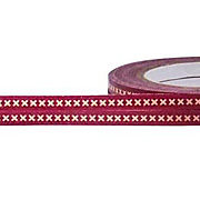 3mm Red Christmas Stitches Paper Tape*