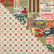 Tim Holtz Christmas Tidings 8x8 Paper Stash