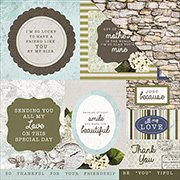 Provincial Cobblestone Scrapbook Paper