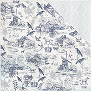 Provincial Toile Scrapbook Paper