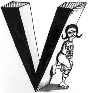 V